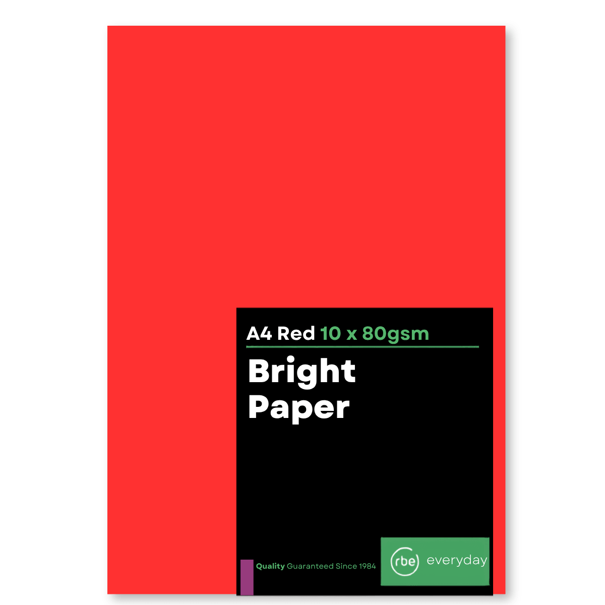 Bright Red Paper, Board & Envelopes