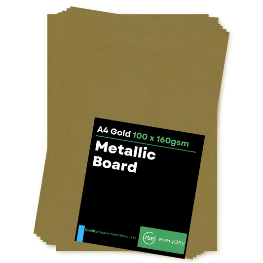 RBE Metallic Gold Paper, Board & Envelopes