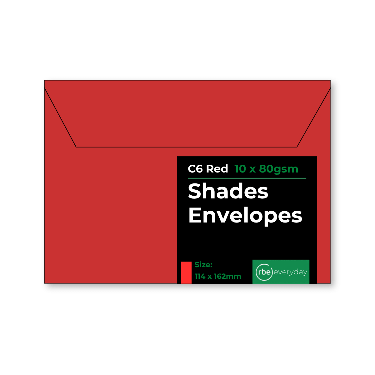 Shades Red A4 Paper, Board & Envelopes