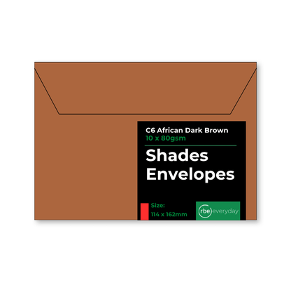 Shades African Dark Brown A4 Paper, Board & Envelopes