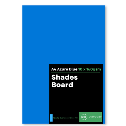 Shades Azure Blue A4 Paper, Board & Envelopes