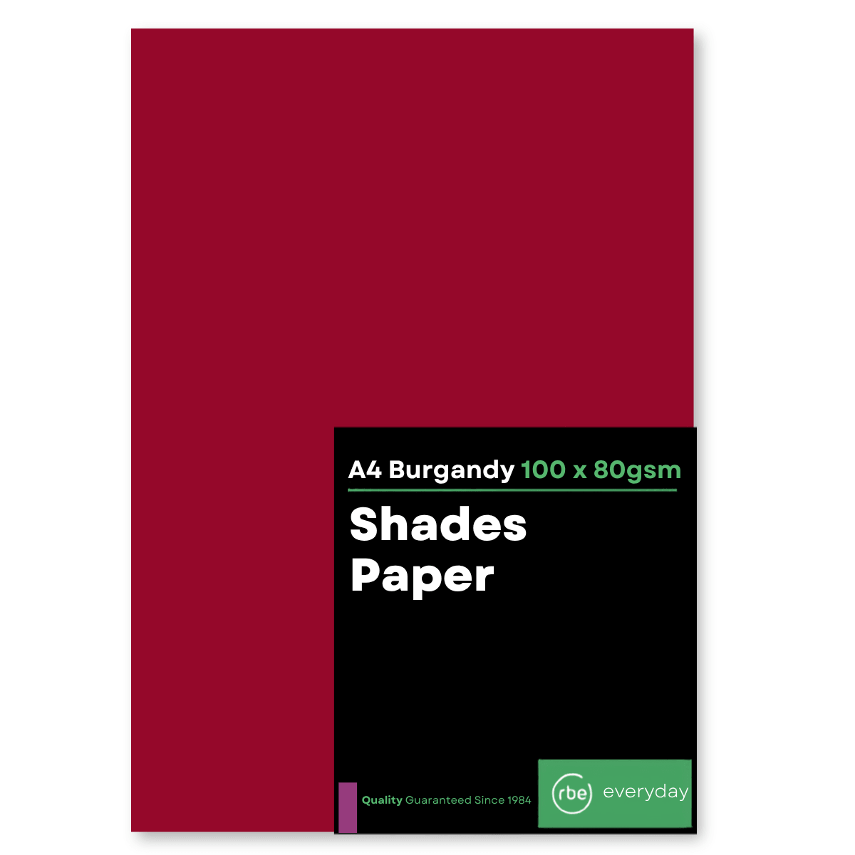 Shades Burgandy Paper, Board & Envelopes