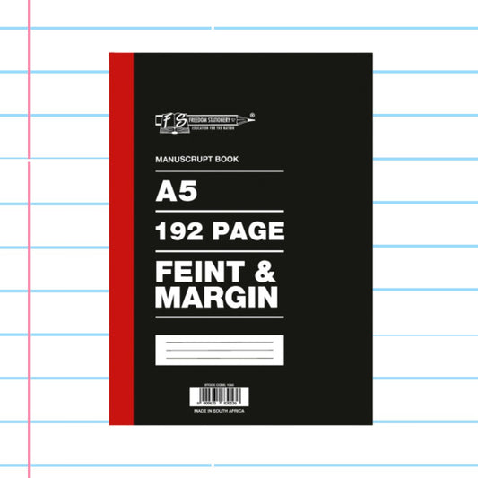 A5 Hard Cover Exercise Books - 192 Pages