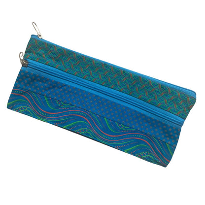 African Shweshwe Pencil Bag
