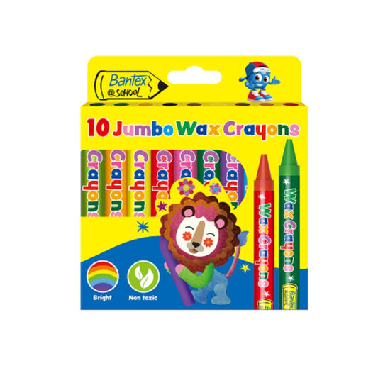 BANTEX Jumbo Wax Crayons 10's