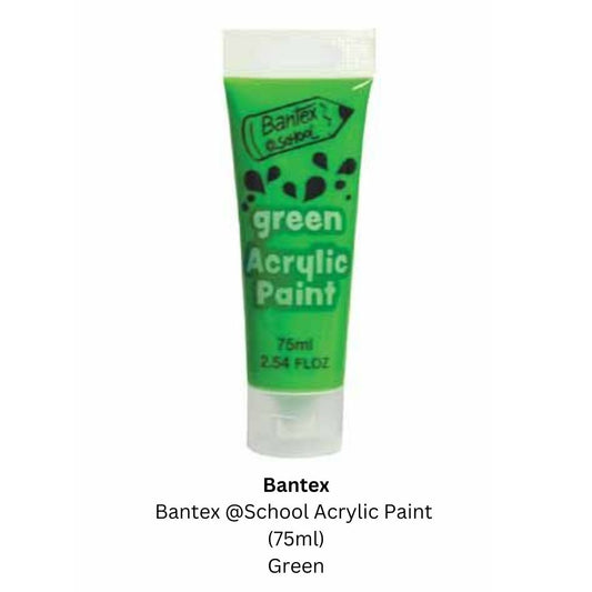 Bantex @ School Green Acrylic Paint - 75ml