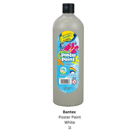 Bantex @ School White Poster Paint
