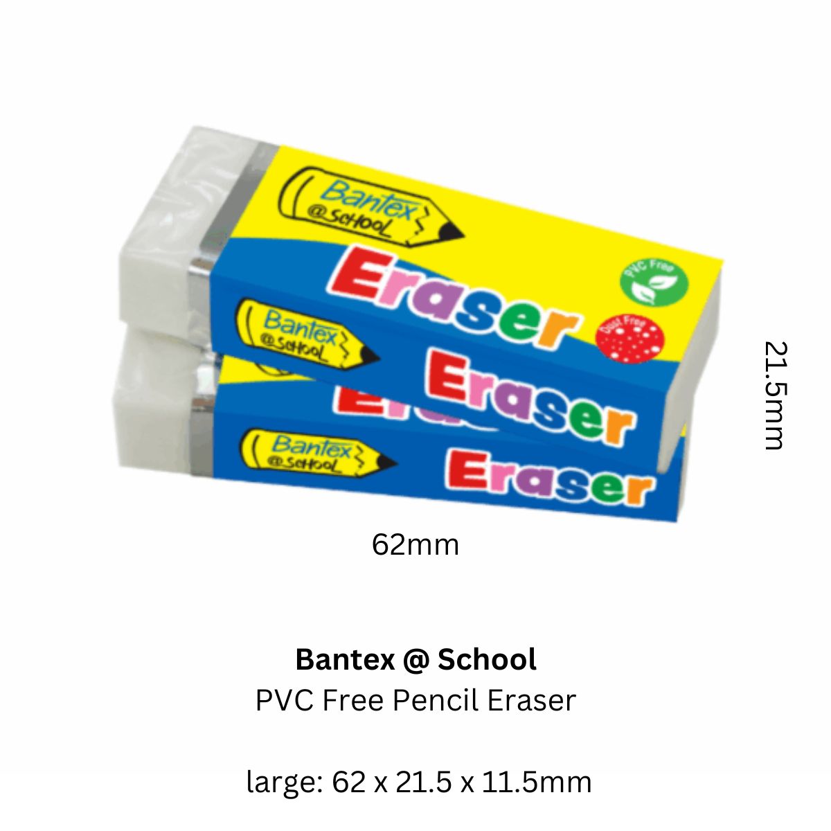 BANTEX @ School PVC Eraser