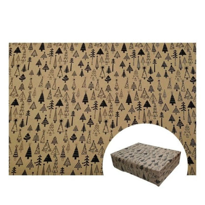 Kraft Wrapping Paper - Christmas