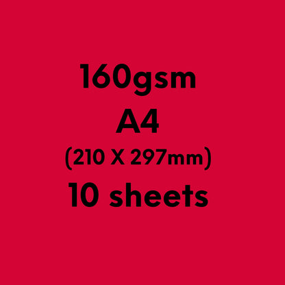 Bright Red Paper, Board & Envelopes