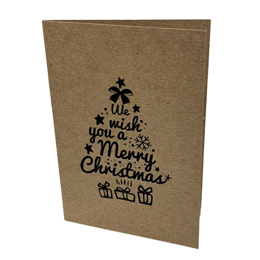 Christmas Card (Kraft 4) - We Wish You A Merry Christmas ...
