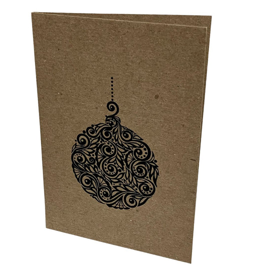 Christmas Card (Kraft 5) - Christmas Ball