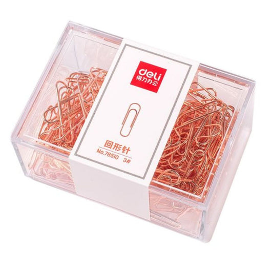 Deli Rose-Gold Paper Clips