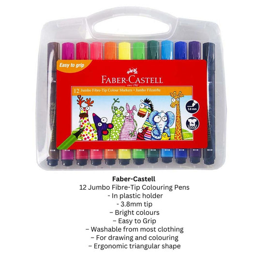 Faber-Castell Jumbo Fibre Tip (pack of 12)