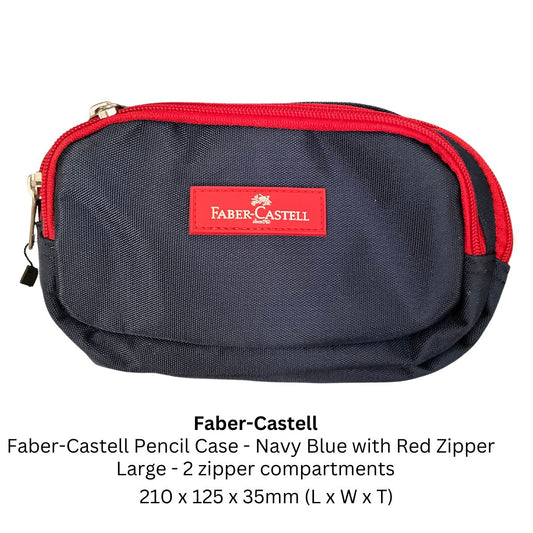 Faber-Castell Large Pencil Case - 2 Compartments