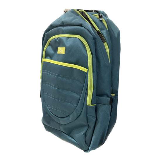 Faber-Castell Turquoise with Lime Green Zip School Bag