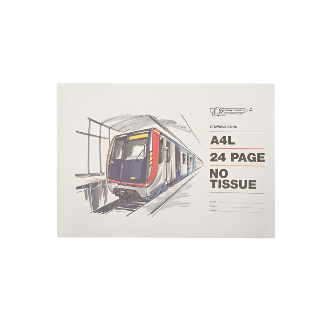Freedom A4L Drawing Book - No Tissue