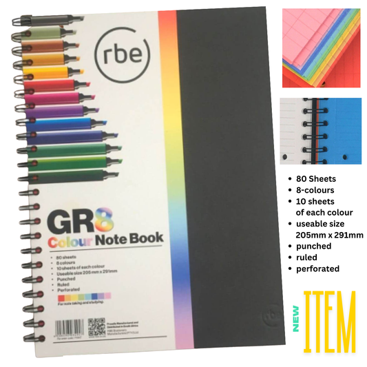 A4 Gr-8 Colour NoteBook