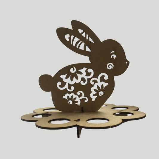 Laser Cut Easter Bunny Egg Holder