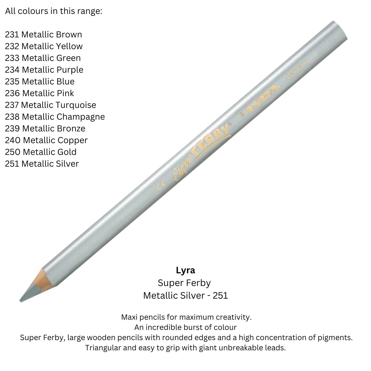 Metallic Pencils