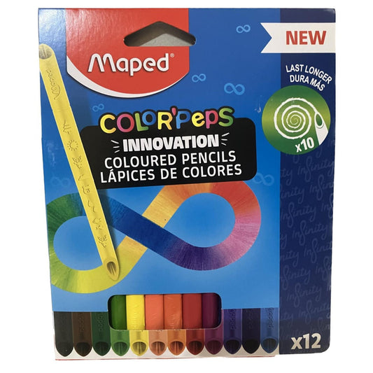 Maped Color Peps Infinity Pencils - 12's