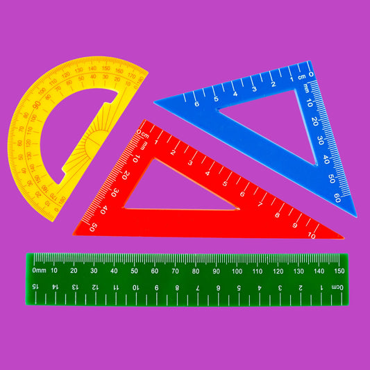 Rulers, Maths Sets, Maths Stencils & Instruments