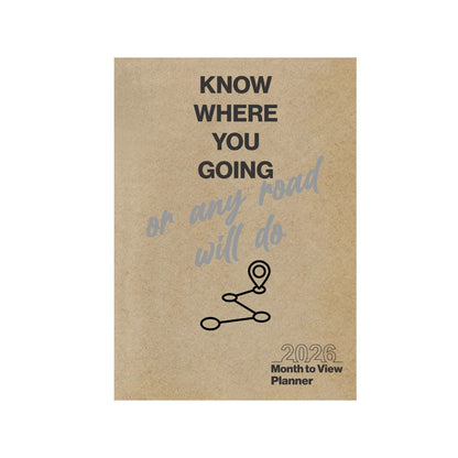 2026 A4 Month to View Planner