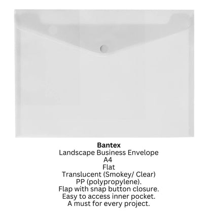 Flat PP Snap Button Envelope (BANTEX)