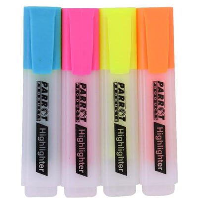 PARROT Highlighter Pouch of 4
