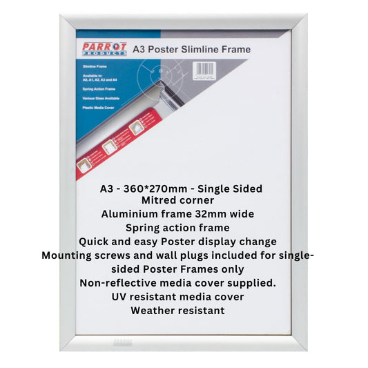 Parrot A3 Poster Frame