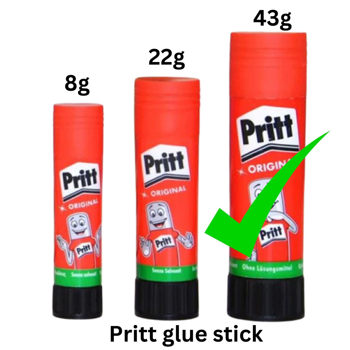 Assorted Glue Sticks