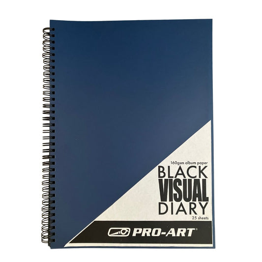 Pro-Art Visual Diary A3 - Black Pages
