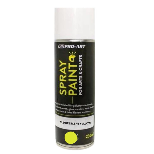 Pro-Art Fluorescent Yellow Spray Paint