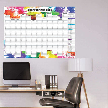 2026 A1 Wall Year Planner