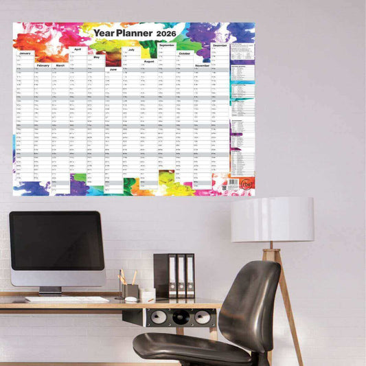 2026 A1 Wall Year Planner