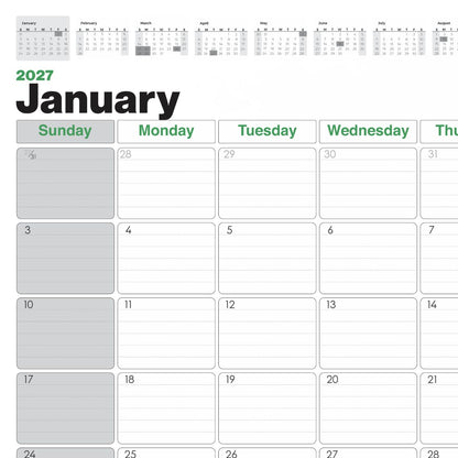 2027 RBE A2 Corporate Desk Calendar Pad