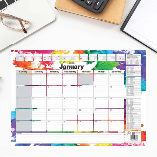 2026 A2 Desk Calendar Pad
