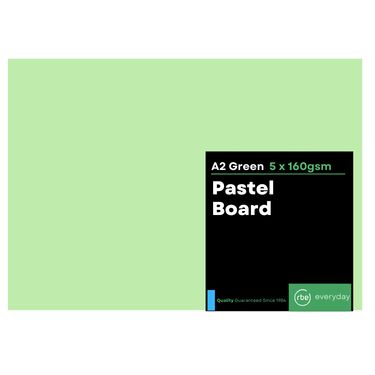 Pastel Green Paper, Board & Envelopes