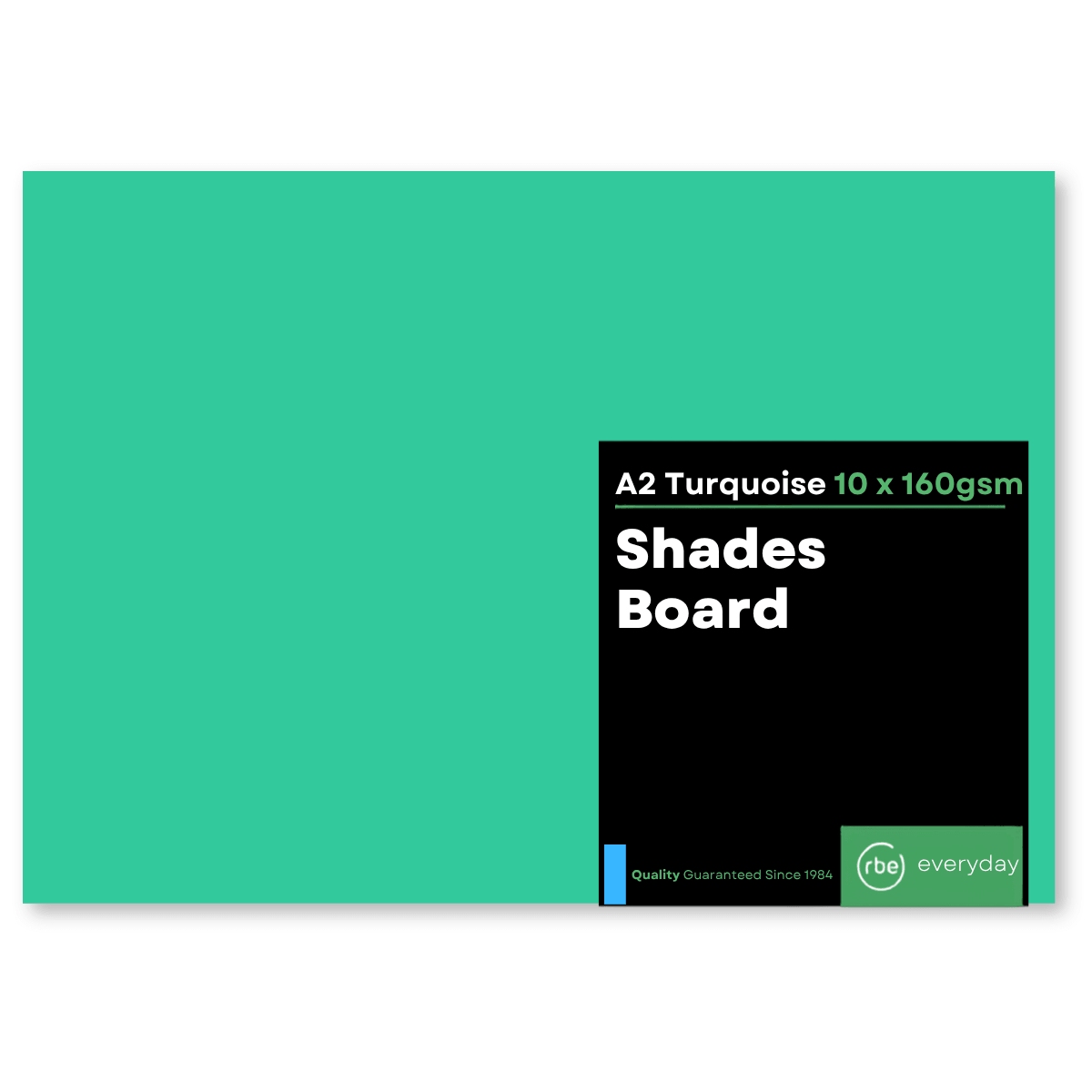 Shades Turquoise A4 Paper, Board & Envelopes