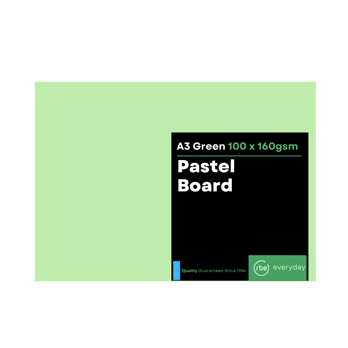 Pastel Green Paper, Board & Envelopes