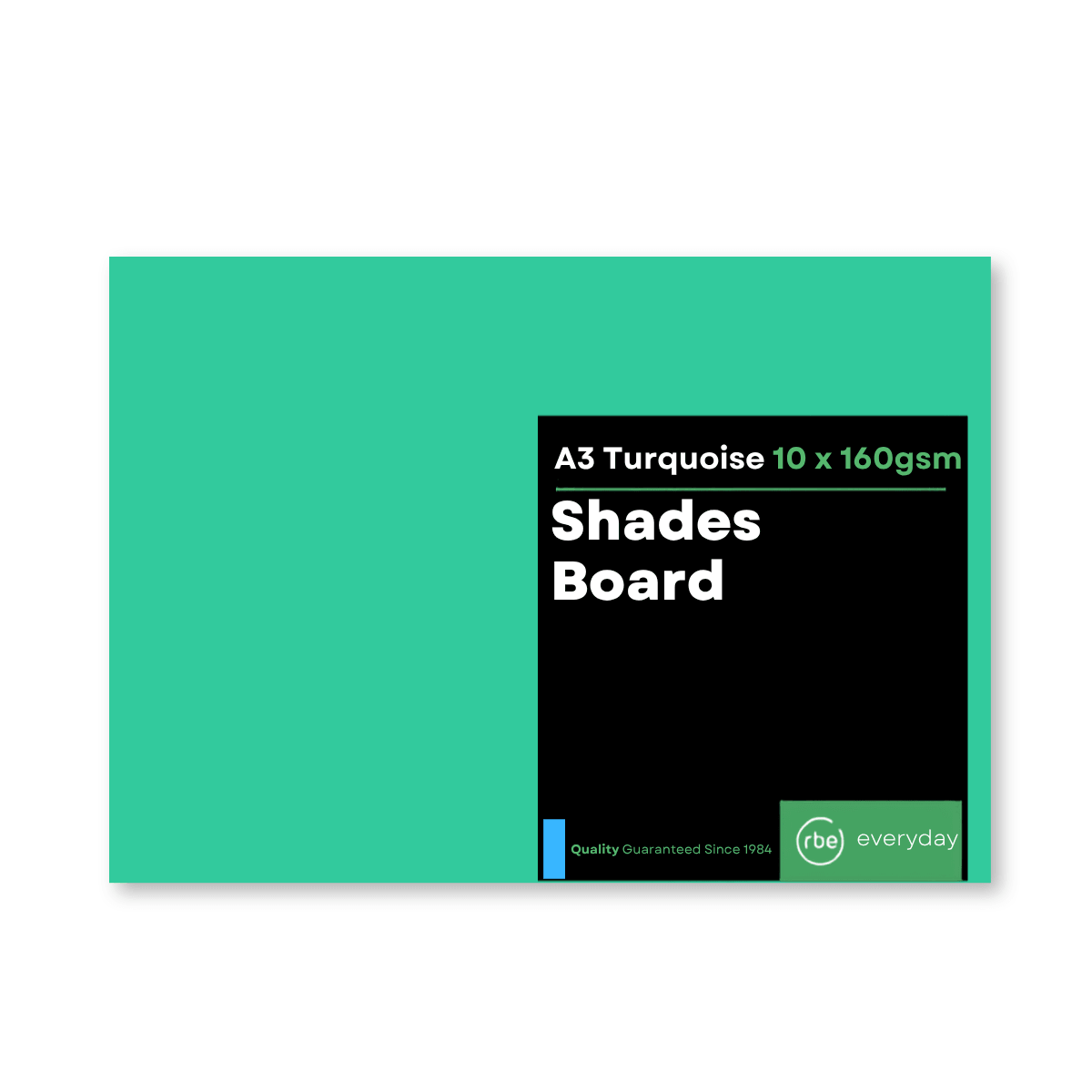 Shades Turquoise A4 Paper, Board & Envelopes