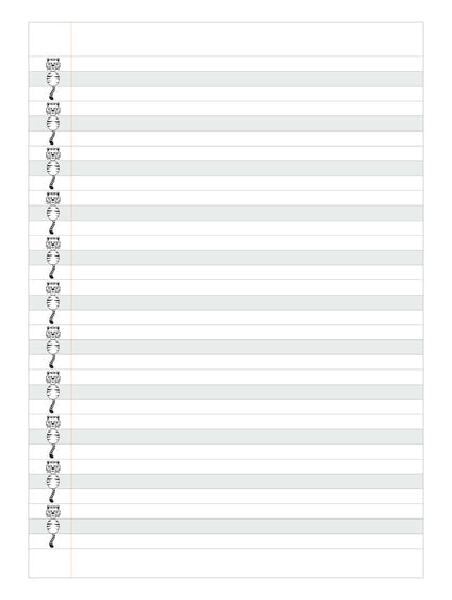 RBE A4 Tiger Exercise Book - 72 Page