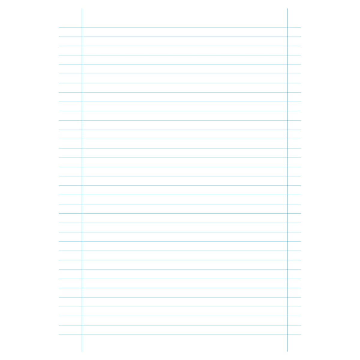 RBE 8mm Feint and Margin A4  Exercise Book - 72 Page