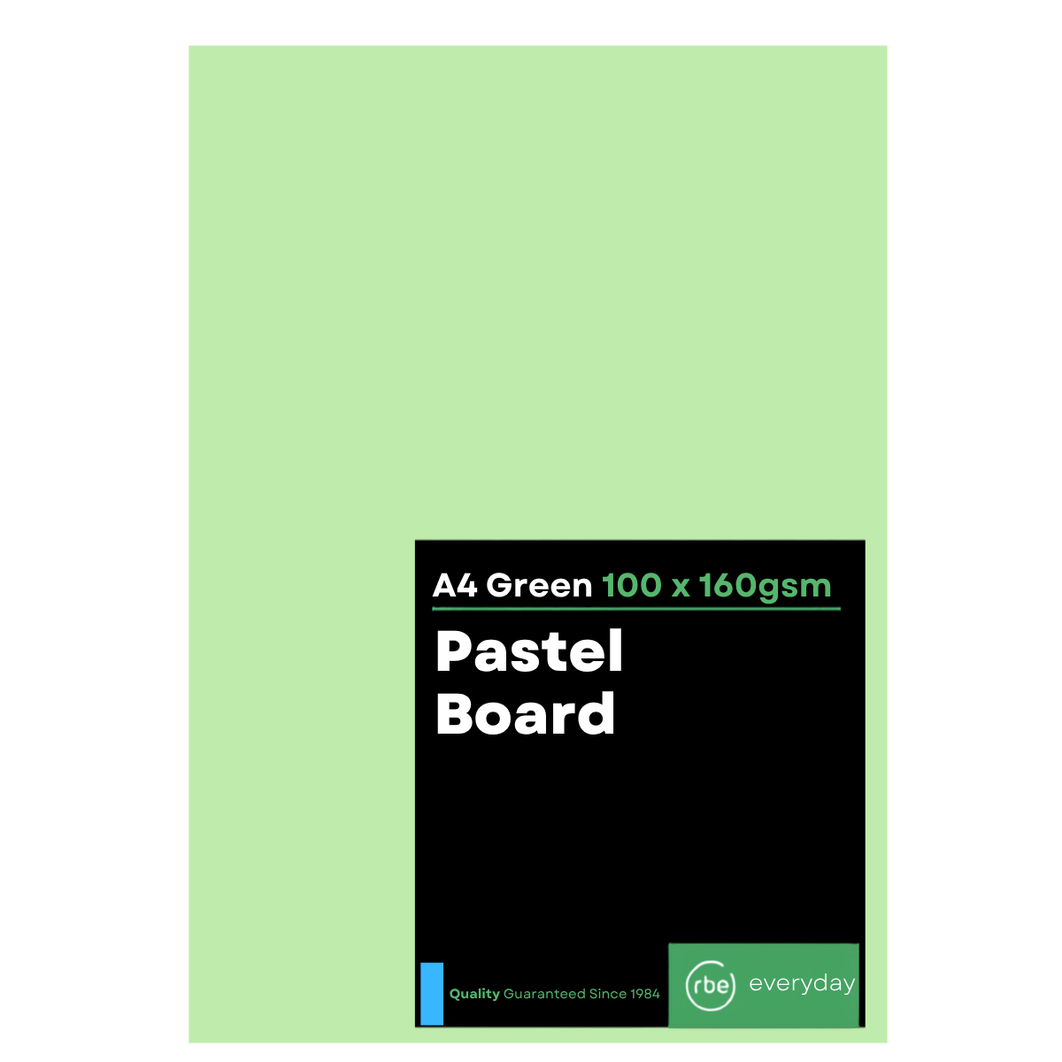 Pastel Green Paper, Board & Envelopes