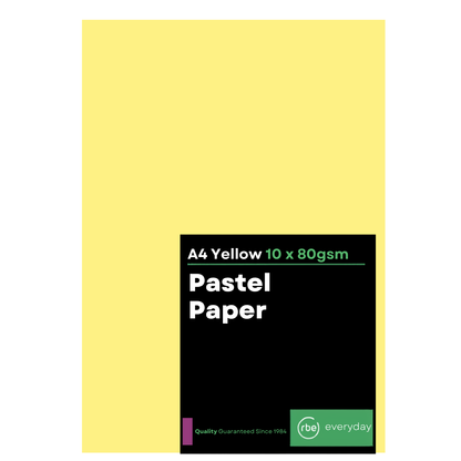 Pastel Yellow Paper, Board & Envelopes