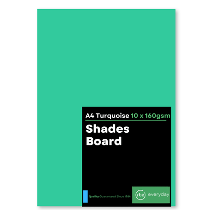 Shades Turquoise A4 Paper, Board & Envelopes