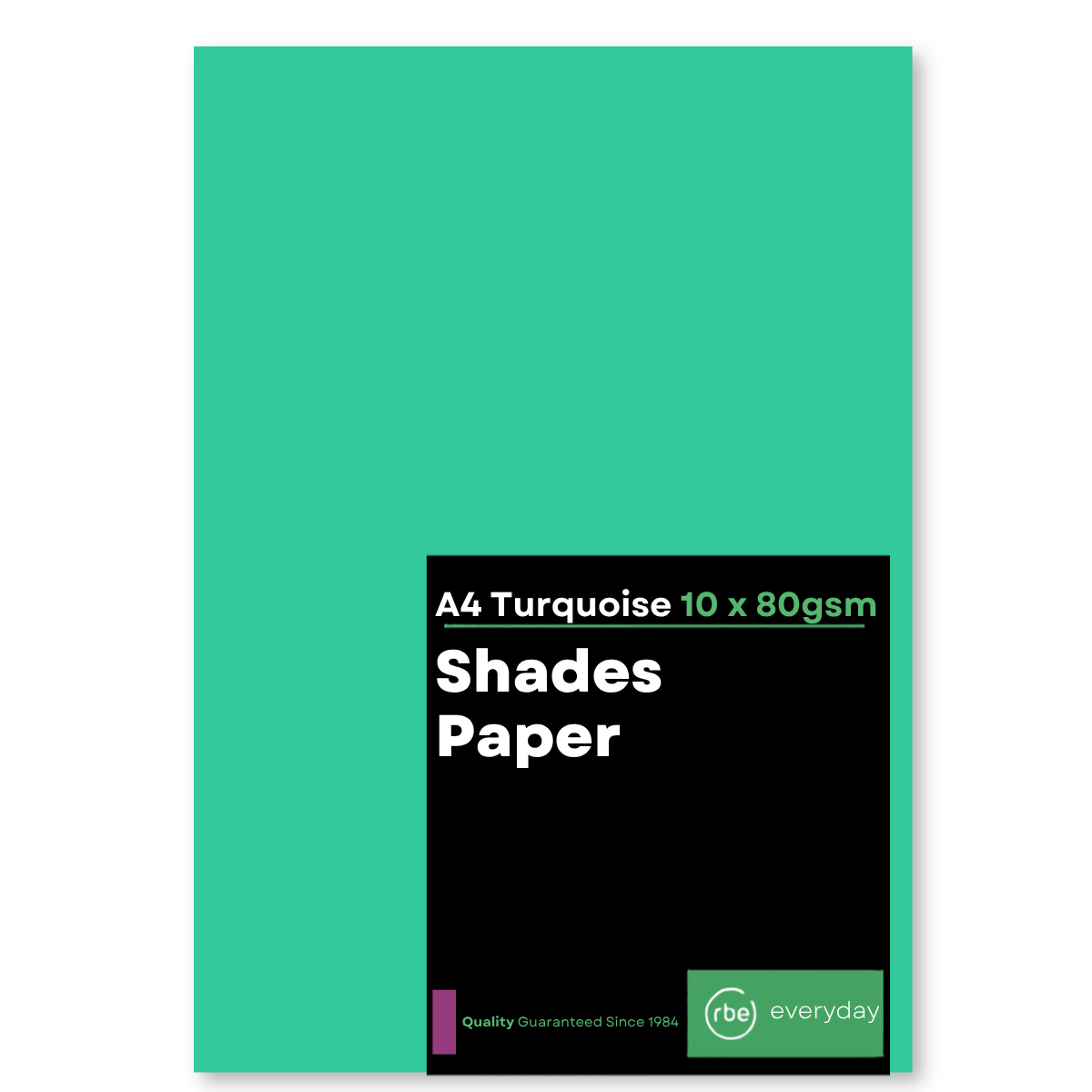 Shades Turquoise A4 Paper, Board & Envelopes