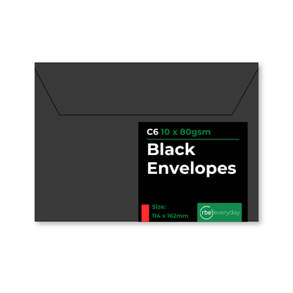 Black Paper, Board & Envelopes