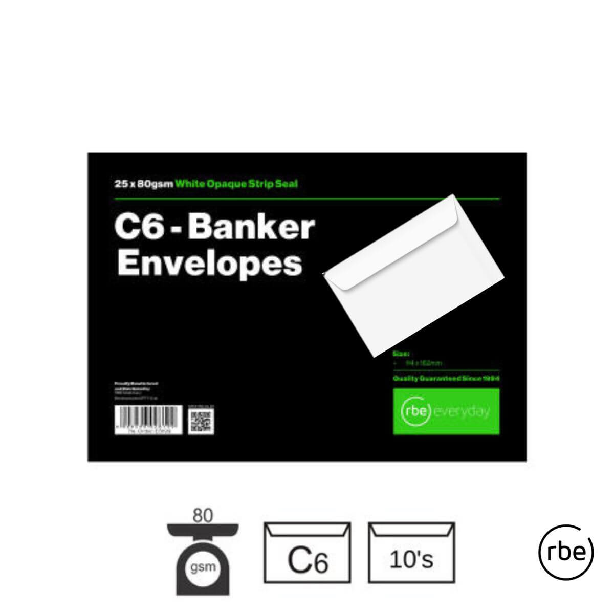 RBE C6 Banker Envelope