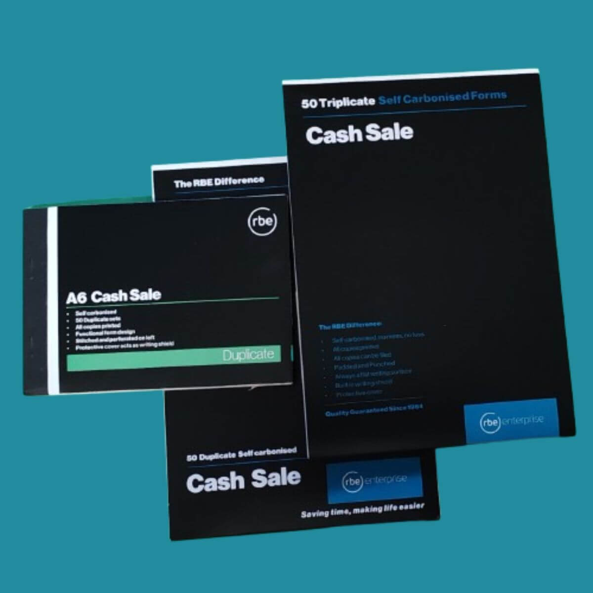 RBE Cash Sale Books & Pads